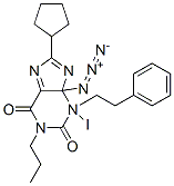 CAS 登录号:116370-33-3, 3-(2-(4-叠氮基-3-(碘-125I)苯基)乙基)-8-环戊基-3,7-二氢-1-丙基-1H-嘌呤-2,6-二酮