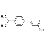 CAS 登录号：116373-36-5， (2E)-3-(4-异丙基苯基)丙烯酸