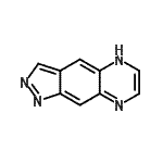 CAS 登录号：116378-72-4， 5H-吡唑并[3,4-g]喹喔啉