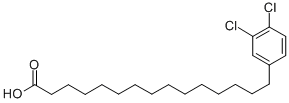 CAS#: 116409-73-5, 3,4-Dichloro-Benzenepentadecanoic Acid