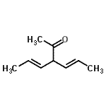 CAS 登录号：116454-35-4， (4E)-3-[(1E)-1-丙烯-1-基]-4-己烯-2-酮