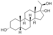 CAS 登录号：1165-28-2， (20R)-5beta-孕甾烷-3alpha,17,20-三醇