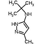 CAS 登录号：116545-19-8， N-叔-丁基-5-甲基-2H-吡唑-3-胺