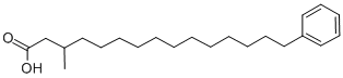 CAS#: 116754-80-4, beta-Methyl-Benzenepentadecanoicacid
