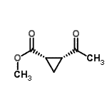 CAS#: 116949-58-7, Methyl (1S,2R)-2-Acetylcyclopropanecarboxylate