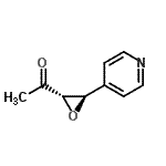 CAS 登录号：117111-64-5， 1-[(2S,3R)-3-(4-吡啶基)-2-环氧乙烷基]乙酮
