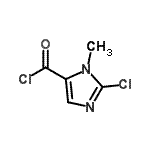 CAS 登录号：117283-62-2， 2-氯-1-甲基-1H-咪唑-5-甲酰氯