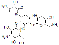 CAS 登录号：117325-82-3， 1-N-(3-氨基-2-羟基丁酰基)-2',3'-二脱氧卡那霉素A