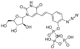 CAS 登录号:117591-28-3, 1-阿拉伯呋喃糖基-5-(4-叠氮基苯乙烯基)尿嘧啶5'-三磷酸酯
