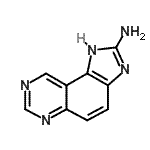 CAS 登录号：117746-95-9， 1H-咪唑并[4,5-f]喹唑啉-2-胺