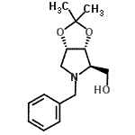 CAS 登录号：117858-82-9， ((3aR,4R,6aS)-5-苄基-2,2-二甲基-四氢-[1,3]二氧杂环戊并[4,5-c]吡咯-4-基)-甲醇