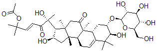 CAS#: 117869-71-3, 2-O-Glucopyranosylcucurbitacin F-25-Acetate