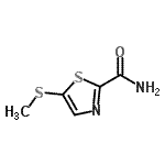 CAS 登录号：117887-04-4， 5-(甲硫基)-1,3-噻唑-2-甲酰胺
