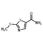 CAS 登录号：117887-05-5， 2-(甲硫基)-1,3-噻唑-5-甲酰胺