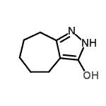 CAS 登录号：117891-68-6， 2,4,5,6,7,8-六氢环庚并[c]吡唑-3-醇