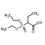 CAS 登录号：117898-77-8， 2-(二乙氧基磷酰)丁酸