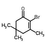 CAS 登录号：117910-76-6， 2-溴-3,5,5-三甲基-2-环己烯-1-酮