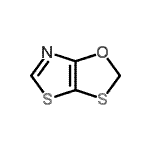 CAS 登录号：117919-66-1， [1,3]氧硫杂环戊烷o[5,4-d][1,3]噻唑