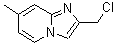 CAS 登录号：118000-41-2， 2-(氯甲基)-7-甲基咪唑并[1,2-a]吡啶