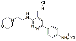 CAS 登录号:118269-96-8, 6-(4-氨基苯基)-4-甲基-N-(2-吗啉-4-基乙基)哒嗪-3-胺二盐酸盐