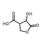 CAS 登录号：118489-44-4， 4-羟基-5-氧代四氢-3-呋喃羧酸