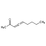 CAS 登录号：118893-64-4， 3,4-壬二烯-2-酮