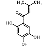 CAS 登录号：118948-72-4， 3-甲基-1-(2,4,5-三羟基苯基)-2-丁烯-1-酮
