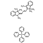 CAS 登录号：118996-03-5， 1,3,3-三甲基-2-[(1E,3E)-3-(1,3,3-三甲基-1,3-二氢-2H-吲哚-2-亚基)-1-丙烯-1-基]-3H-吲哚鎓四苯基硼酸酯(1-)