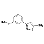 CAS 登录号：119162-46-8， 3-(3-甲氧基苯基)-1,2-恶唑-5-胺