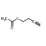 CAS 登录号：119174-33-3， S-(2-氰基乙基)硫代乙酸酯