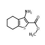CAS 登录号：119205-38-8， 甲基3-氨基-4,5,6,7-四氢-1-苯并噻吩-2-羧酸酯