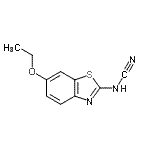 CAS 登录号：119283-95-3， (6-乙氧基-1,3-苯并噻唑-2-基)氰胺