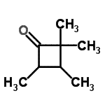 CAS 登录号：1193-34-6， 2,2,3,4-四甲基环丁烷酮