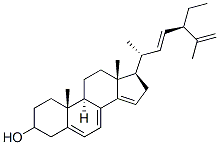CAS 登录号：119400-44-1， (3S,9R,10R,13R,17R)-17-[(2R,3E,5R)-5-乙基-6-甲基庚-3,6-二烯-2-基]-10,13-二甲基-2,3,4,9,11,12,16,17-八氢-1H-环戊二烯并[a]菲-3-醇