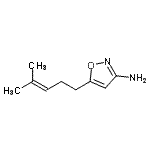 CAS 登录号：119409-99-3， 5-(4-甲基-3-戊烯-1-基)-1,2-恶唑-3-胺