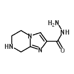 CAS 登录号：119448-34-9， 5,6,7,8-四氢咪唑并[1,2-a]吡嗪-2-甲酰肼
