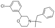 CAS#: 119491-62-2, 2-(3-Chlorophenyl)-4-(1,1-Dimethyl-2-Phenylethyl)-Morpholine