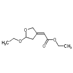 CAS 登录号：119614-41-4， 乙基(2E)-(5-乙氧基二氢-3(2H)-呋喃亚基)乙酸酯