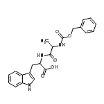 CAS 登录号：119645-65-7， N-[(苄氧基)羰基]丙氨酰色氨酸