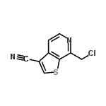 CAS 登录号：120010-10-8， 7-(氯甲基)噻吩并[2,3-c]吡啶-3-甲腈