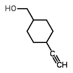 CAS 登录号：120077-79-4， (4-乙炔基环己基)甲醇