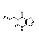 CAS 登录号：120079-81-4， 3-烯丙基-2-硫代-2,3-二氢噻吩并[3,2-d]嘧啶-4(1H)-酮