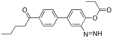 CAS#: 120102-97-8, [4-(4-Pentanoylphenyl)Diazenylphenyl] Propanoate