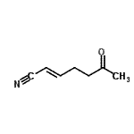 CAS 登录号：120113-88-4， (2E)-6-氧代-2-庚烯腈