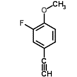 CAS#: 120136-28-9, 4-Ethynyl-2-Fluoro-1-Methoxybenzene
