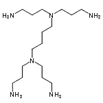 CAS 登录号：120239-63-6， N,N,N',N'-四(3-氨基丙基)-1,4-丁烷二胺