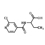 CAS 登录号：120271-27-4， 2-[(2-氯异烟酰)氨基]丁酸
