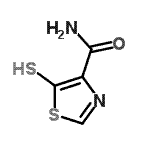 CAS 登录号：120405-07-4， 5-硫基-1,3-噻唑-4-甲酰胺