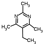 CAS 登录号：120537-61-3， 5-乙基-2,4,6-三甲基嘧啶