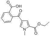 CAS # 120562-90-5, 2-([5-(Ethoxycarbonyl)-1-Methyl-1H-Pyrrol-3-Yl]Carbonyl)Benzenecarboxylic Acid